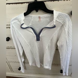 Free people zippered shirt